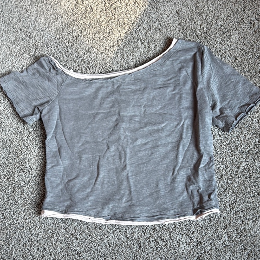 Gray Women's Top